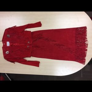 Leather Western Skirt, Jacket and Vest